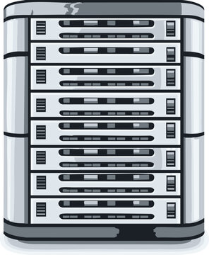 full-shot of a Server icon The background colo