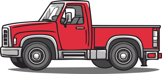 Fototapeta premium full-shot of a Truck Tow icon The background c