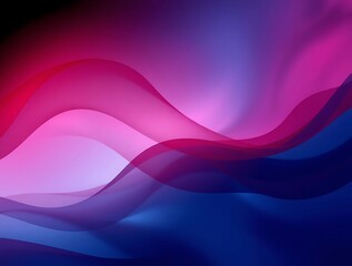 Naklejka premium Abstract fluid background with flowing waves in vibrant pink and blue tones