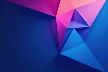 Abstract blue geometric wallpaper Sharp angles, vibrant hues , triangles, octagon
