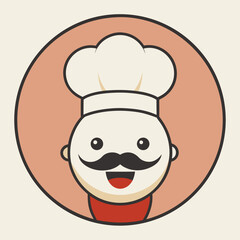 Delightful Chef Character Illustration  A Culinary Icon