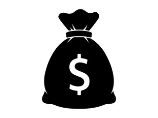 bag with money dolar sign