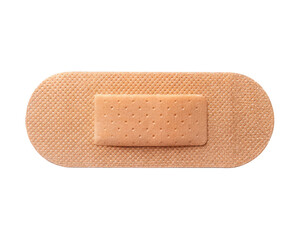 Medical adhesive  aid, plaster isolated on a transparent background