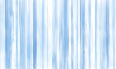 Fototapeta premium Light Blue Watercolor Vertical Stripes Abstract Background