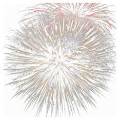 Spectacular fireworks display night sky celebration