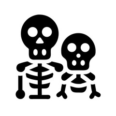 Halloween skeletons Icon