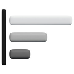 3D Right Alignment Icon