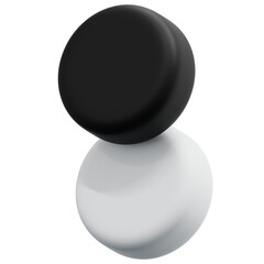 3D Contrast And Difference Icon