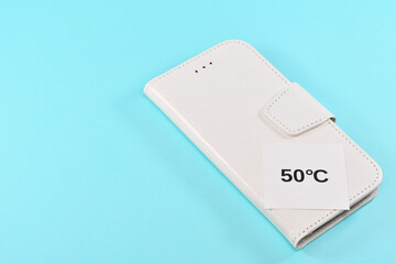 スマホが熱暴走しているイメージ