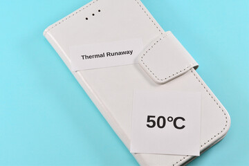 Image of a smartphone overheating