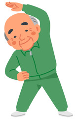おじいちゃんの趣味シリーズ「体操」