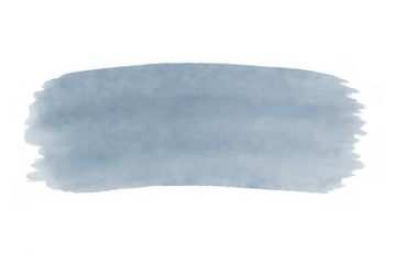 Light blue watercolor splash featuring uneven edges, transparent backdrop, lending soft artistic texture to graphic compositions