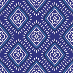 pattern batik flower damask ethnic boho ikat texture tribal geometric background