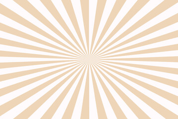 Bisque color and Snow color burst retro starburst background.