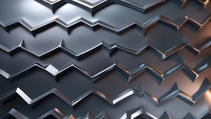 Abstract metallic texture sharp angles sleek design modern background