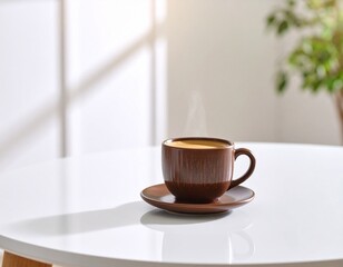 Fototapeta premium coffee on table
