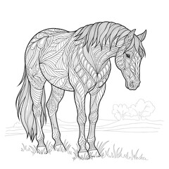 horse vector illustration