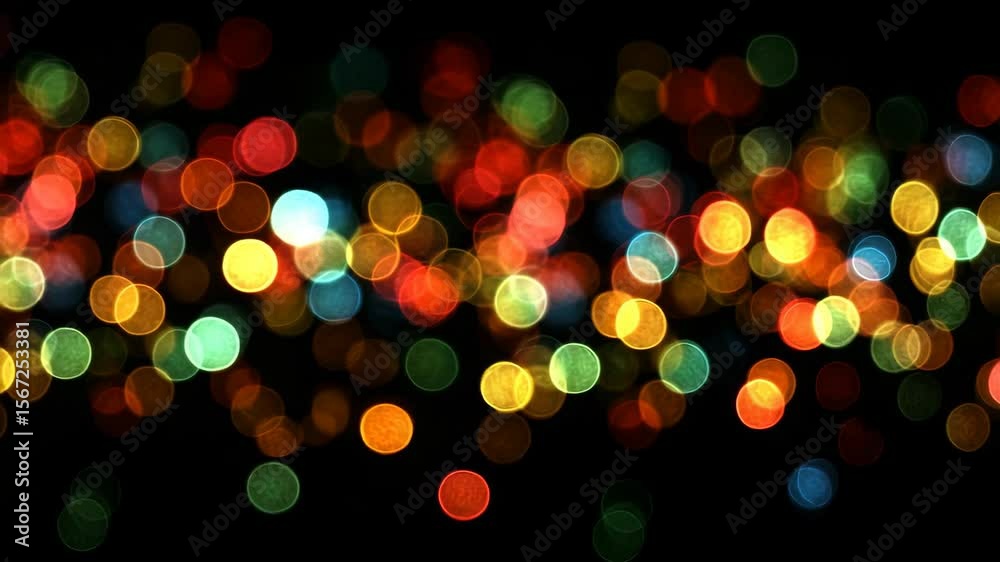 Poster vivid bokeh lights creating a beautiful abstract visual display