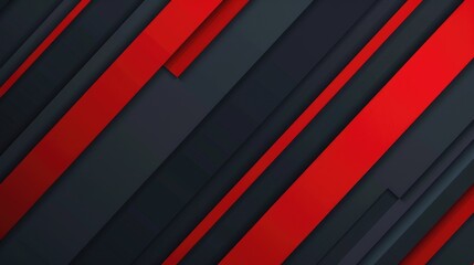 Obraz premium An abstract design featuring overlapping red and dark layers for a modern aesthetic.