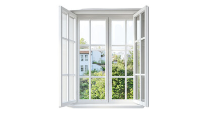 Obraz premium window on white background