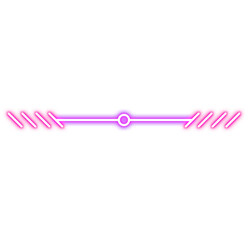Neon Line Border Decoration