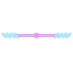 Neon Line Border Decoration
