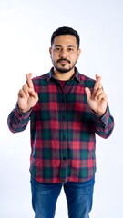 Fototapeta premium Connecting Dots Hand Gesture