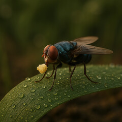 fly on leaf-Fruit fly_Thai_July2025.jpg