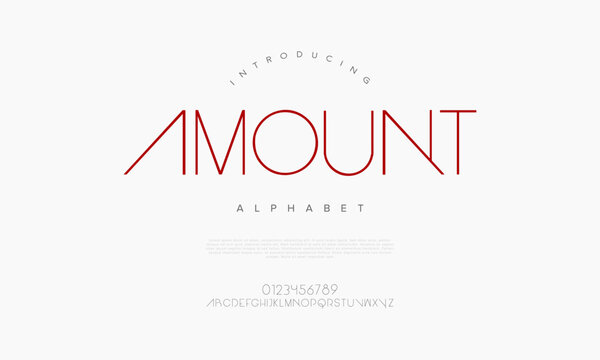 Sleek, minimal line-style font with a geometric look, perfect for futuristic branding and tech designs