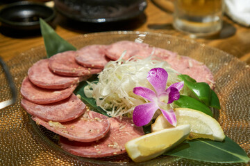 Japanese style yakiniku Ishigaki beef