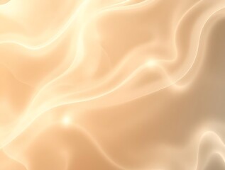 Fototapeta premium Subtle Golden Hues Ethereal Background with Light Waves and Smooth Texture