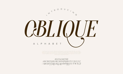 Serif font with calligraphic flair and graceful swashes, ideal for luxury branding and editorial design