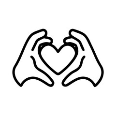 Fototapeta premium Signs of affection shown by fingers. LOVE. Love. Like, good. Nice. Admiration.