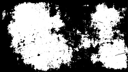 Grunge Torn Paper Texture Overlay, Black and White Abstract Frame for Vintage and Urban Designs