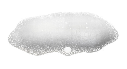 Soap foam or shampoo Soap foam texture or shampoo surface with bubble isolated with clipping path on background.