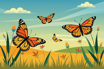 butterfly on the meadow