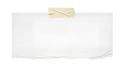 various pieces of masking tape isolated with clipping path on a white background.