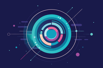 Fototapeta premium abstract technology background