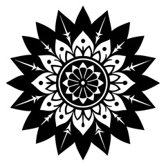 Aged Abstract Mandala with Cracks, Earthy Shades, and Historical Flair