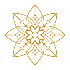 Black and White Symmetrical Mandala Showcasing Dense Floral and Geometric Precision