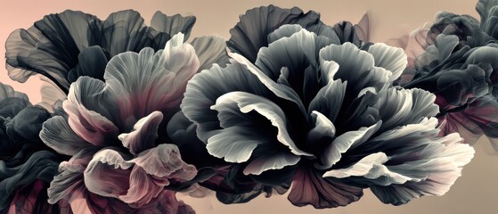 Abstract floral bouquet