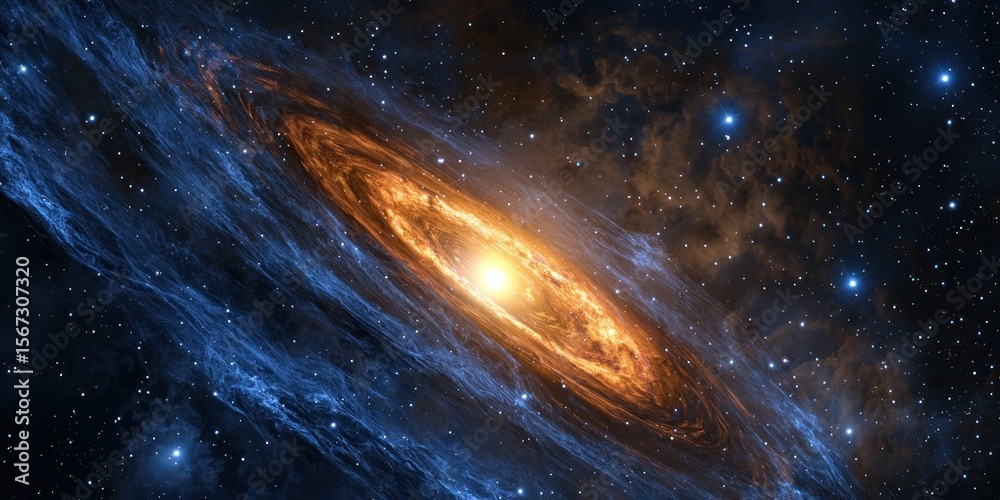 Wall mural a dramatic cosmic event where a giant star erupts into brilliant fragments