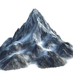 Mountain in the Snow Winter Landscape Cold Nature View