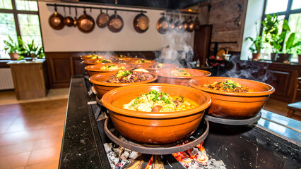 Delicious BBQ Ribs and Grilled Sausages Platter with Golden Fries