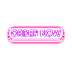 Neon Order Now Promotion Signboard