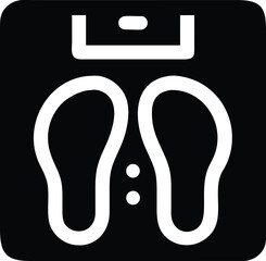 Digital Scale Body Weight Measurement Icon