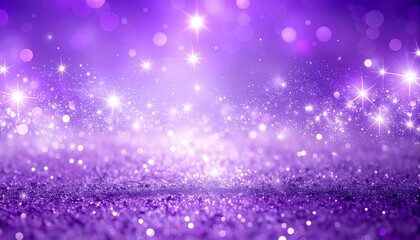 夢のように煌めくパープルラベンダー背景