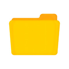 Yellow Open Folder Icon PNG - File & Document Symbol