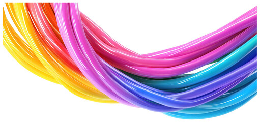 colorful gradient waves 2