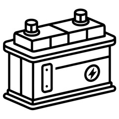 hand drawn vector illustration of an electric saw